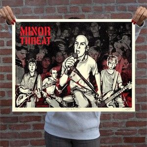 Shepard Fairey - Just a Minor Threat by SHepard Fairey